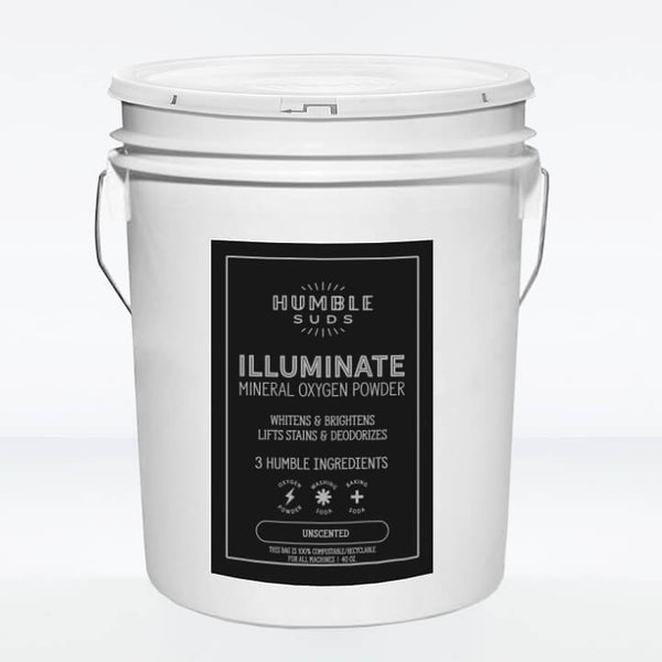 ILLUMINATE Oxygen + Mineral Powder - 5 Gallon Bucket (Wholesale) - Humble Suds