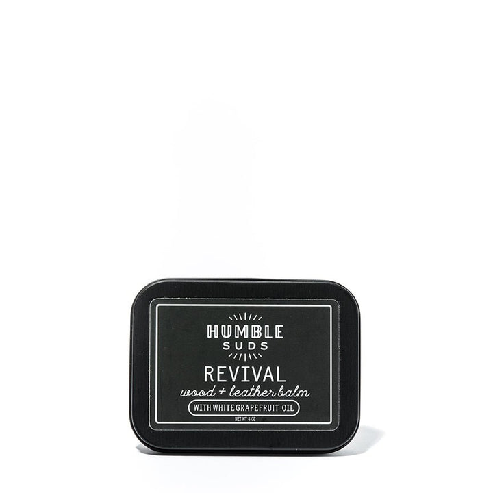 Revival™ Wood + Leather Balm 4oz - Humble Suds